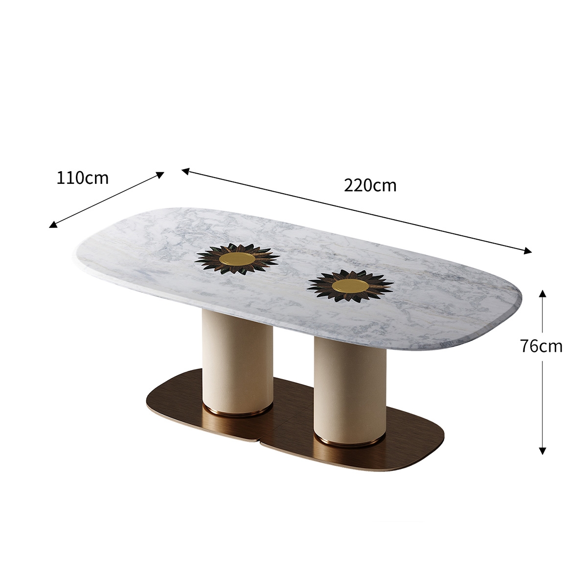 Golden Sunflower Dining Table 2