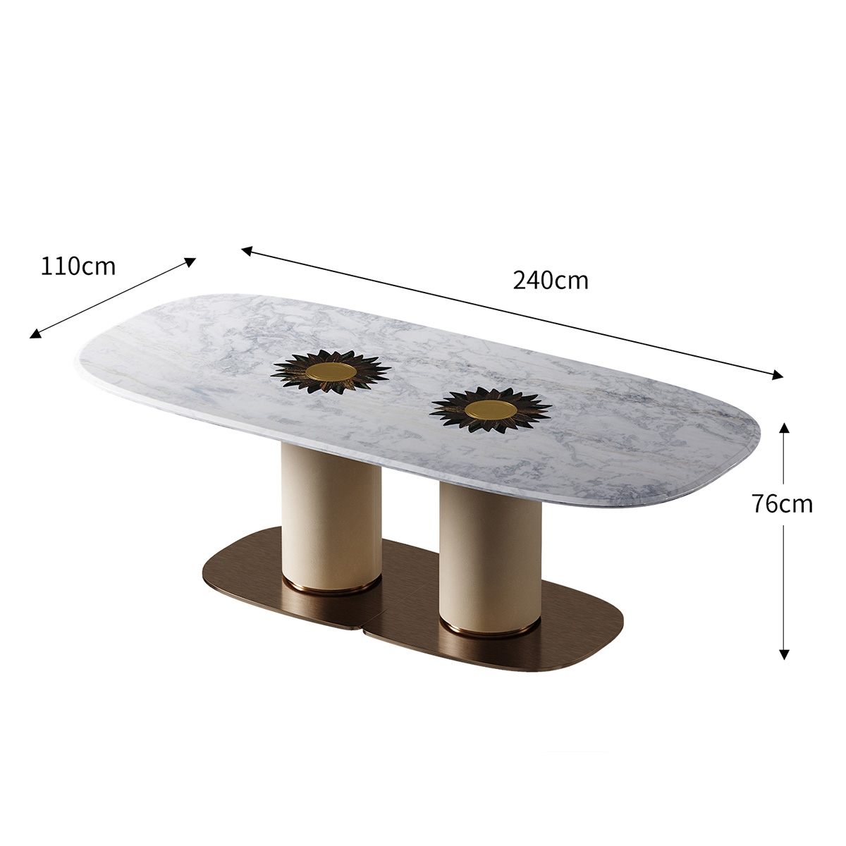 Golden Sunflower Dining Table 2