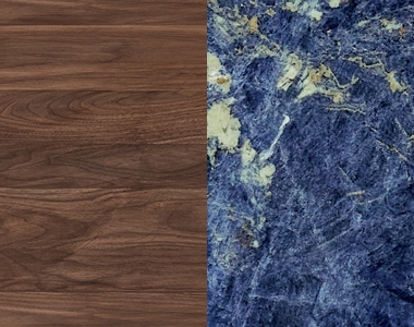 North American walnut+Natural Stone