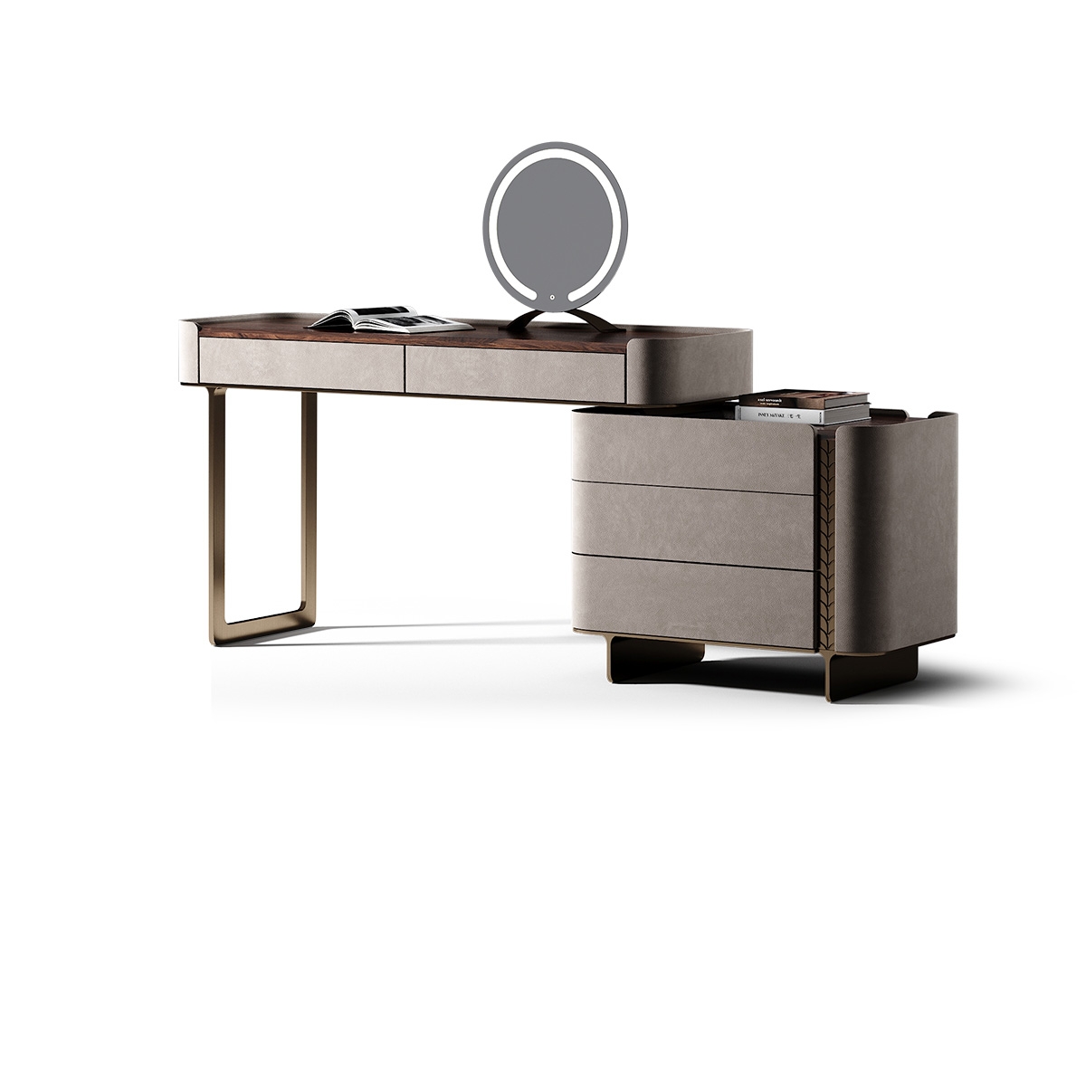 Gold Wheat Dressing Table