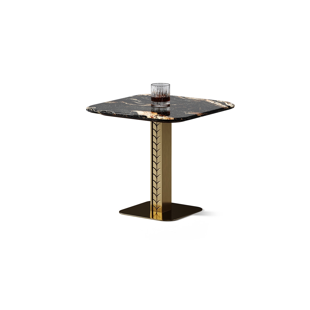 Gold Wheat Corner Table