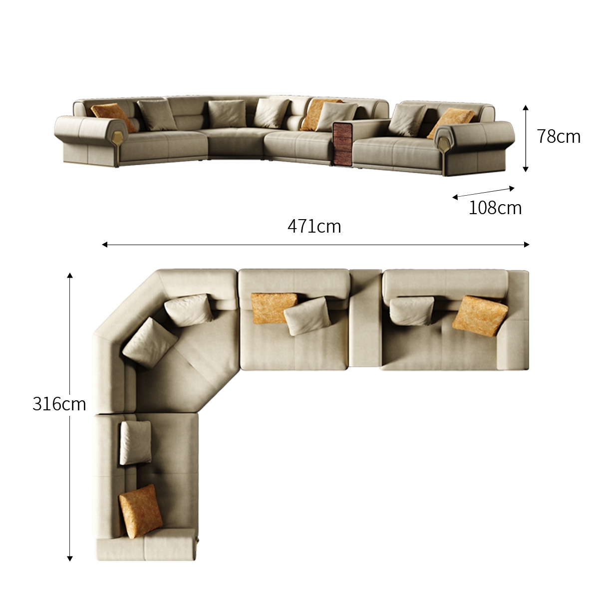 Pentagon Sofa