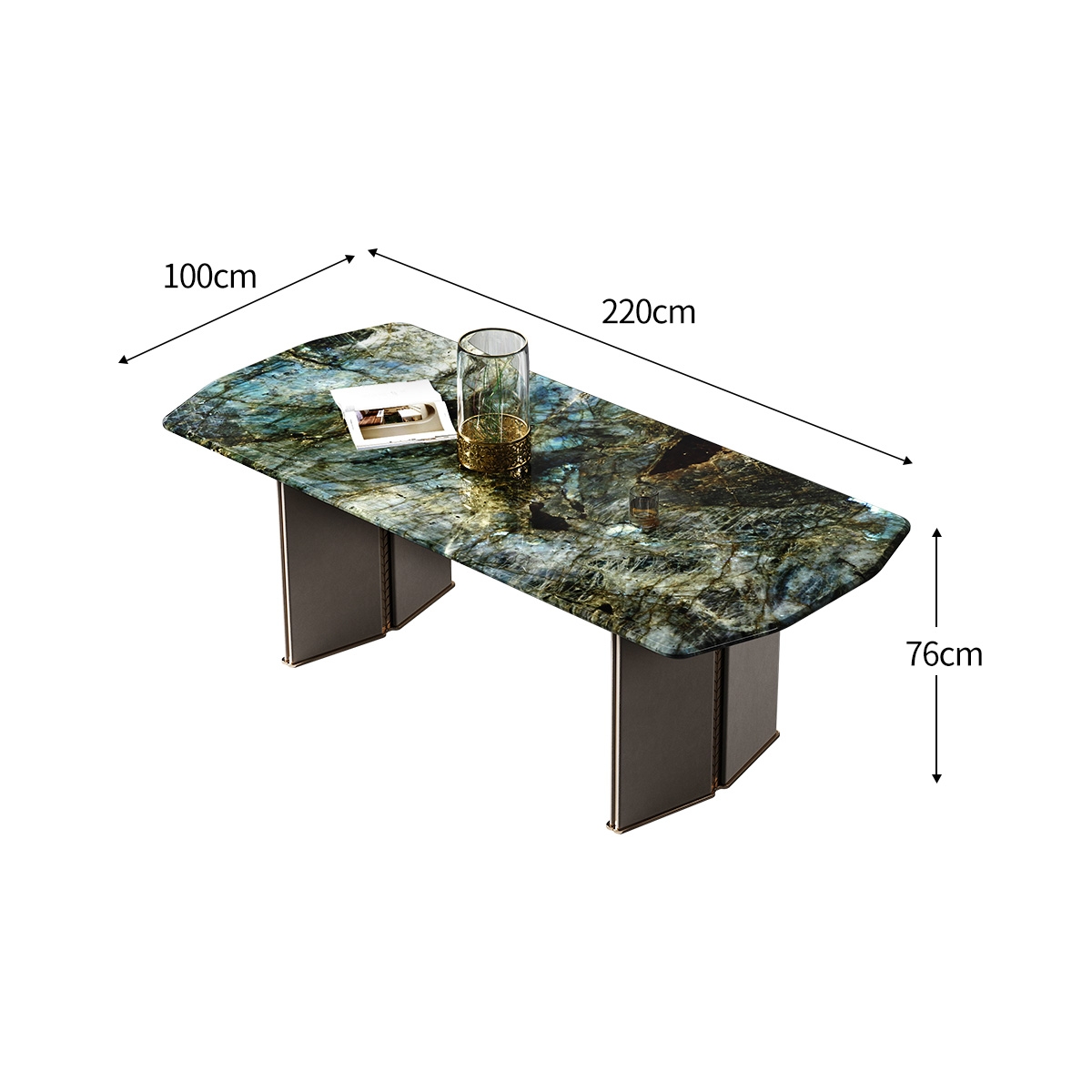 Gold Wheat Dining Table 6