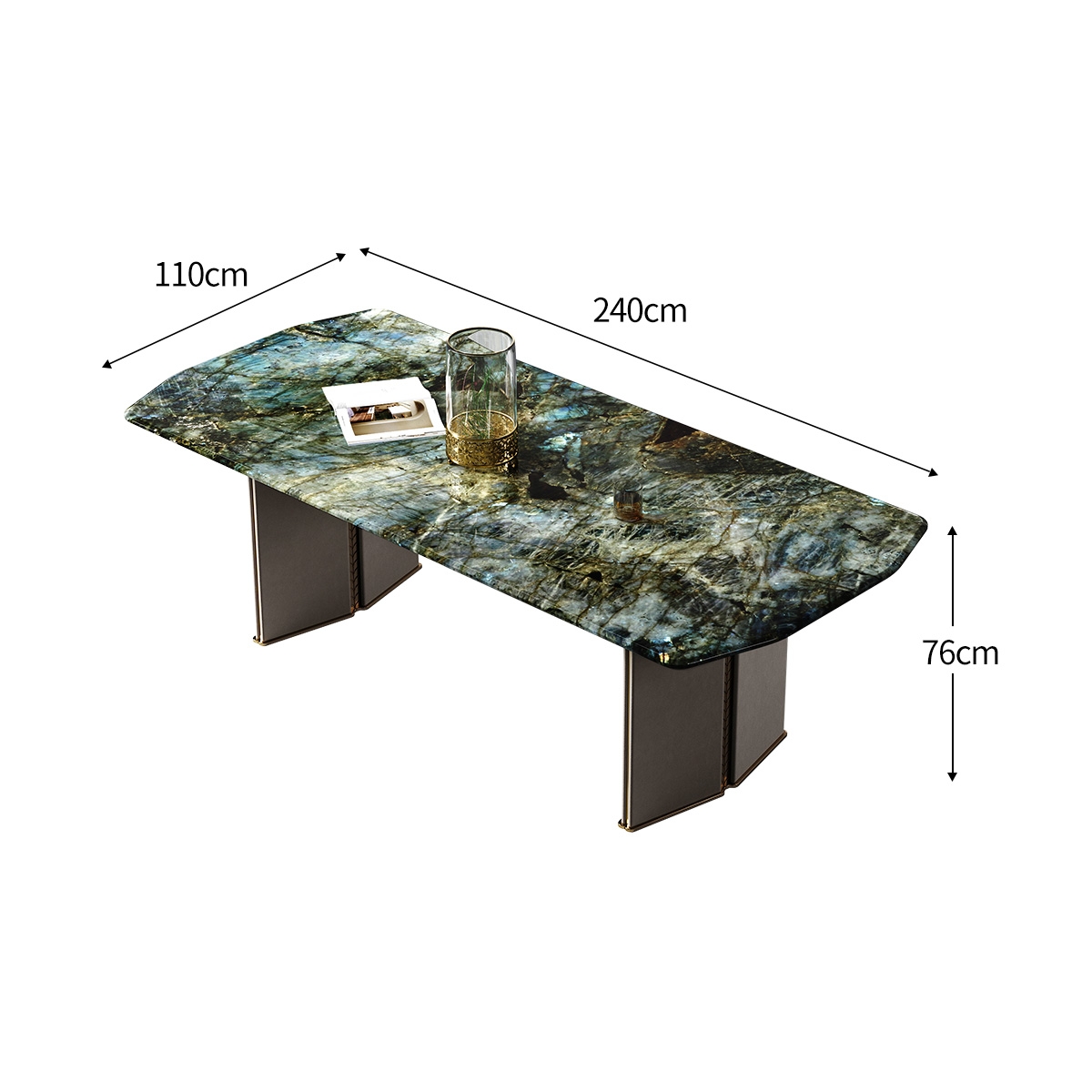 Gold Wheat Dining Table 6