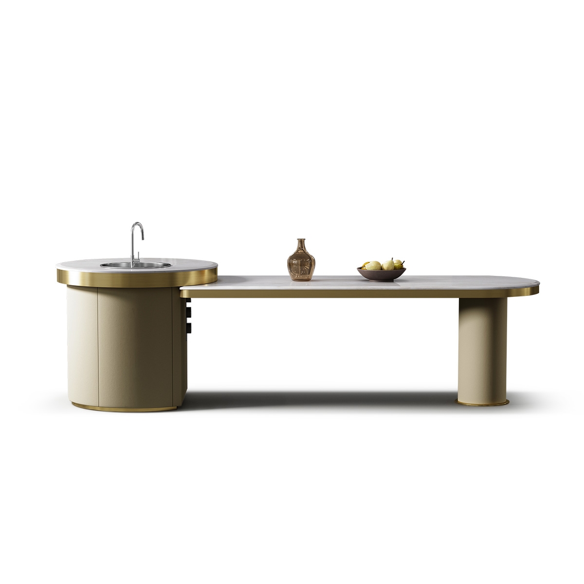 Tactful Island Dining Table