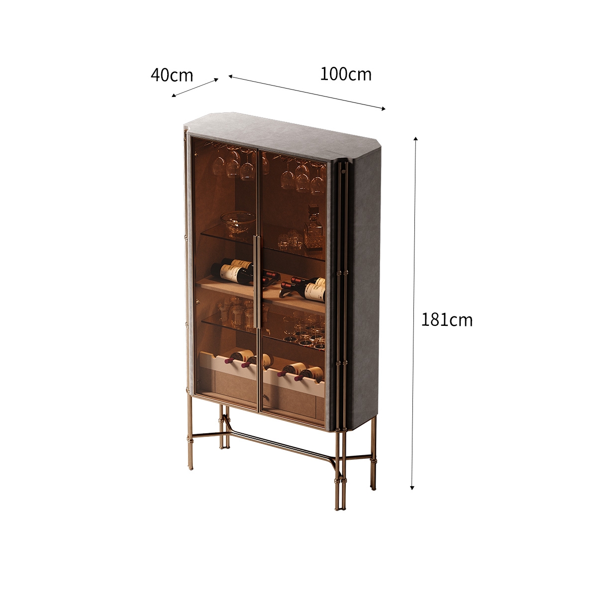 Bamboo Wine Cabinet