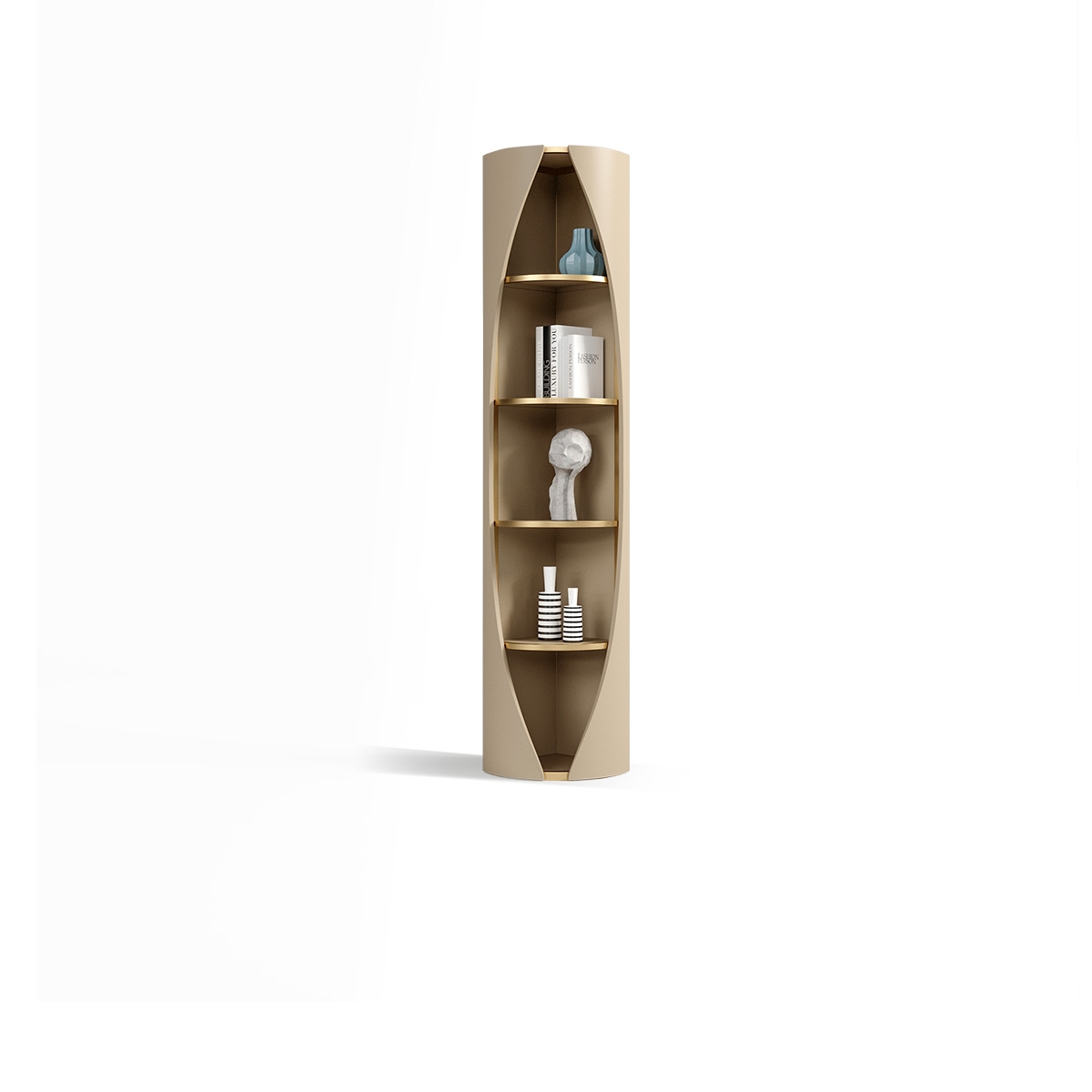 Towering Corner Cabinet