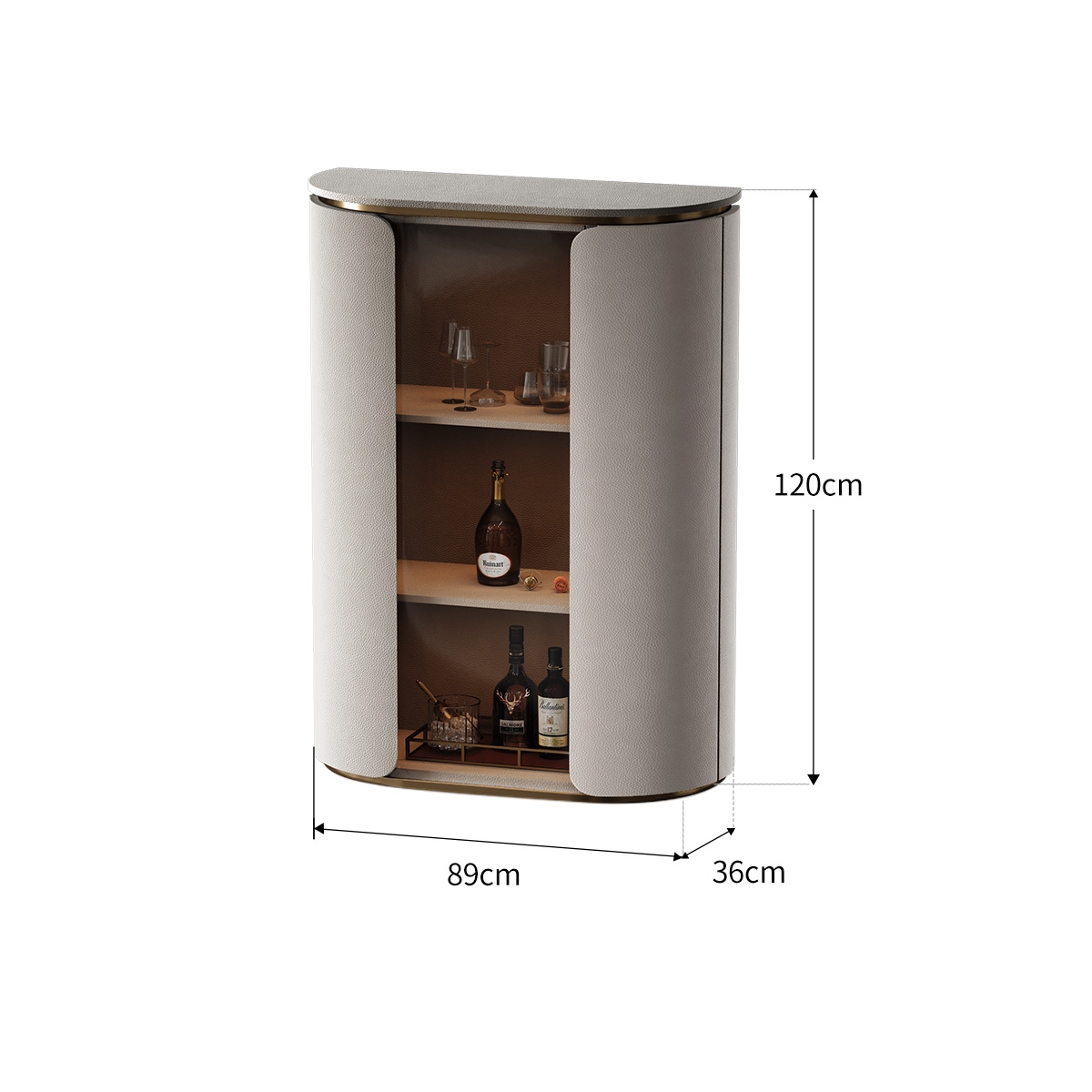 Pillar Decorative Cabinet 2