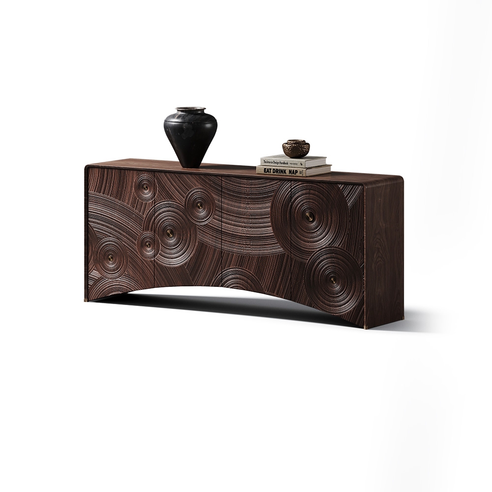 Starry Night Art Carved Sideboard 5