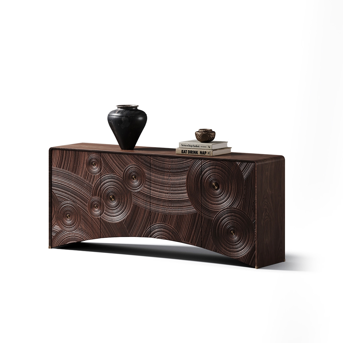 Starry Night Art Carved Sideboard 5