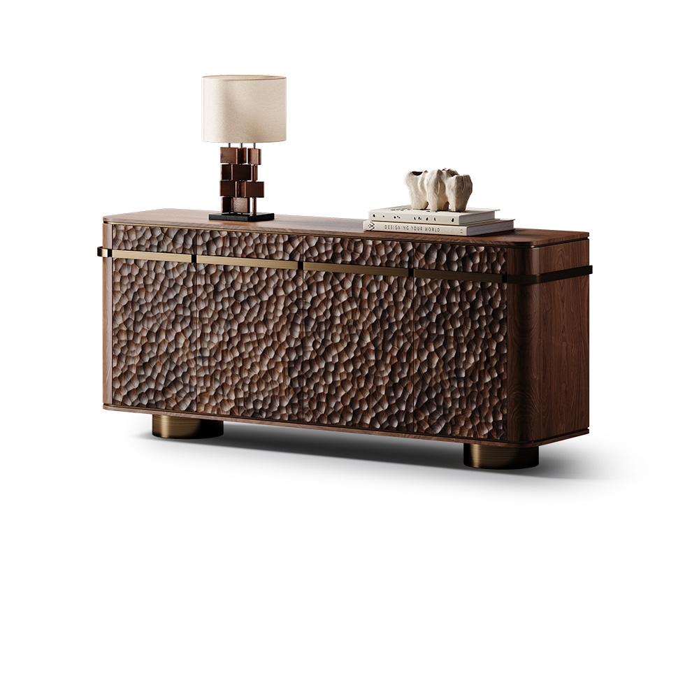 Pillar Art Carved Sideboard