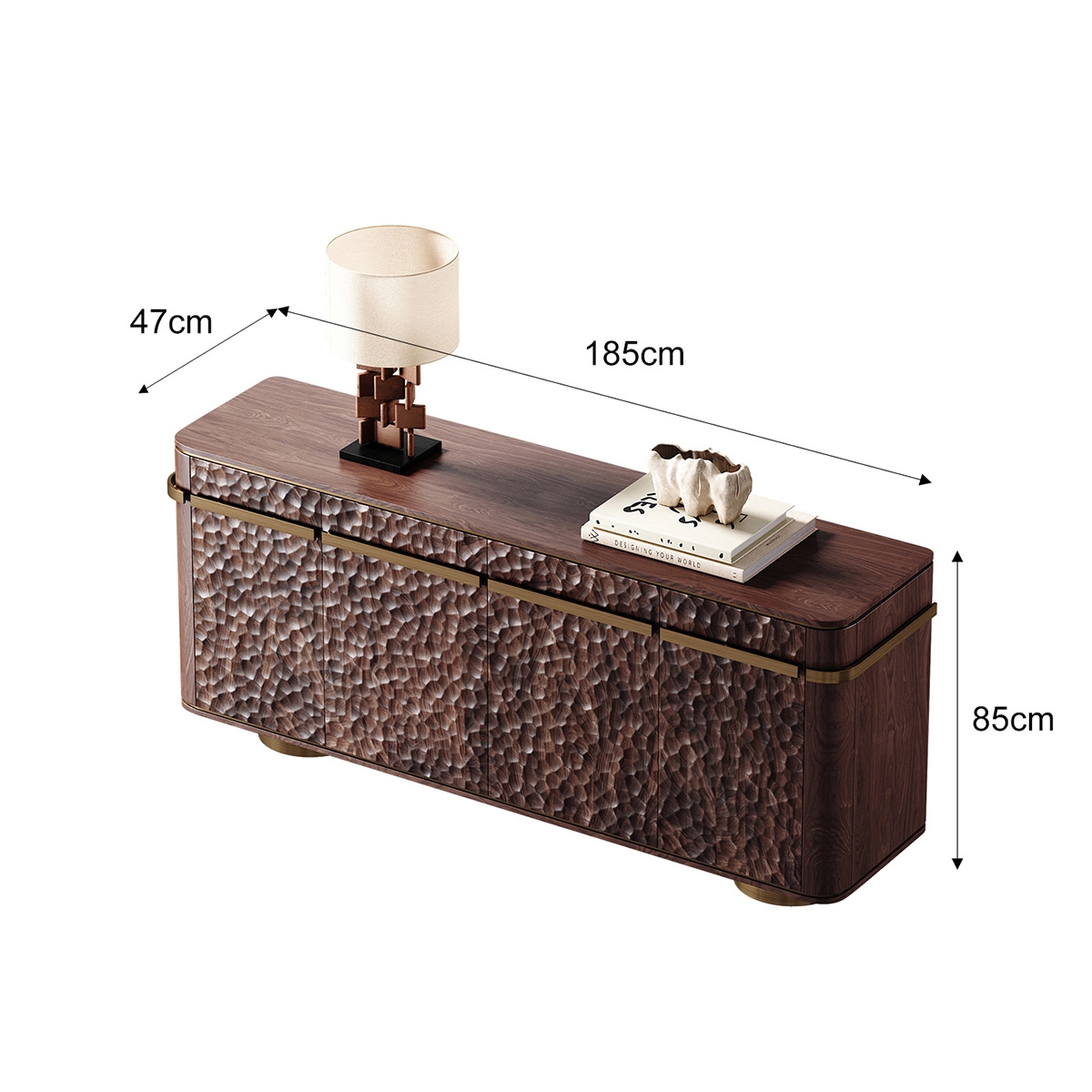 Pillar Art Carved Sideboard