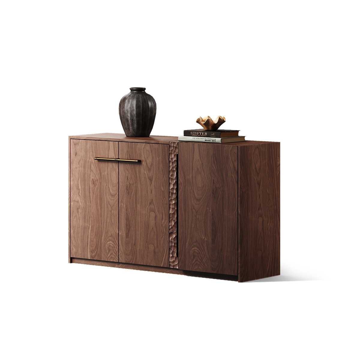 Minimalist Art Carved Sideboard