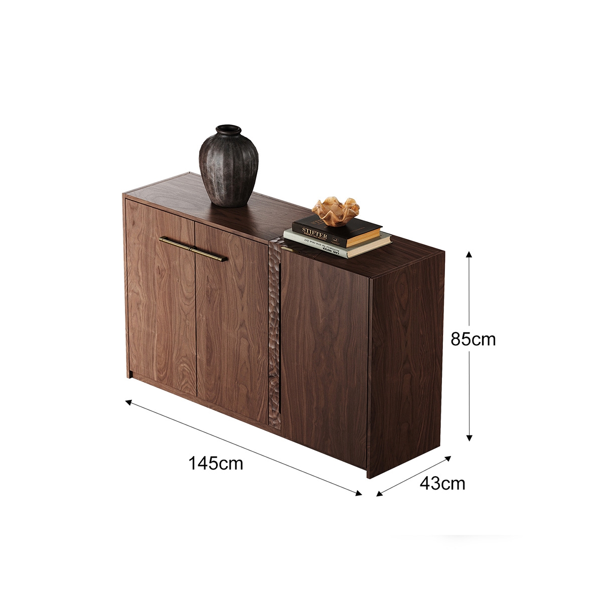 Minimalist Art Carved Sideboard