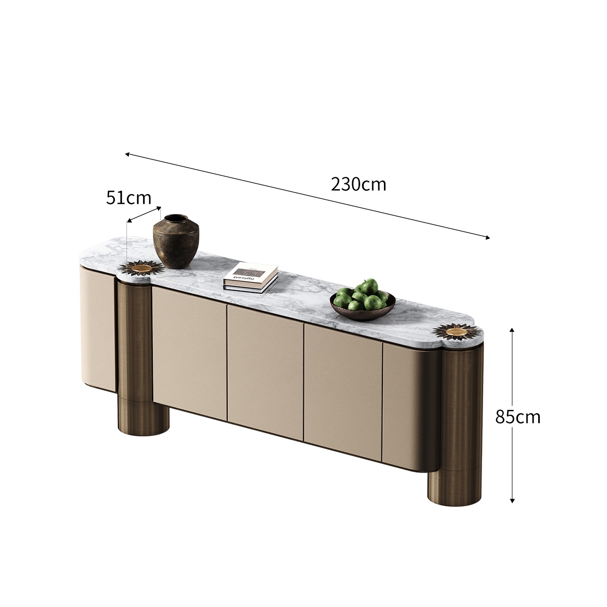 Golden Sunflower Sideboard