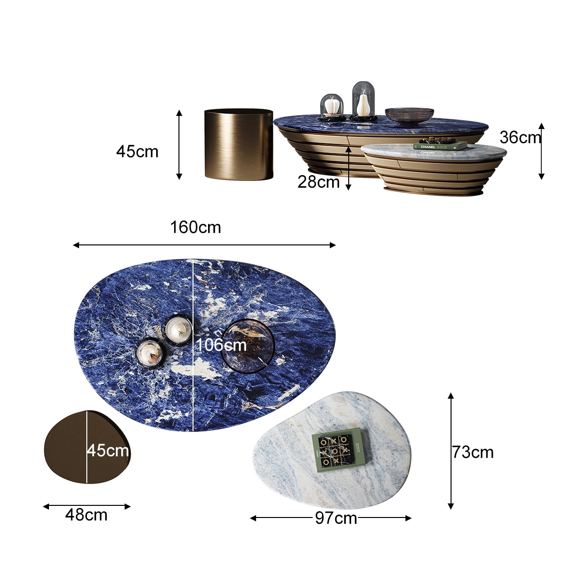 Cobblestone Coffee Table