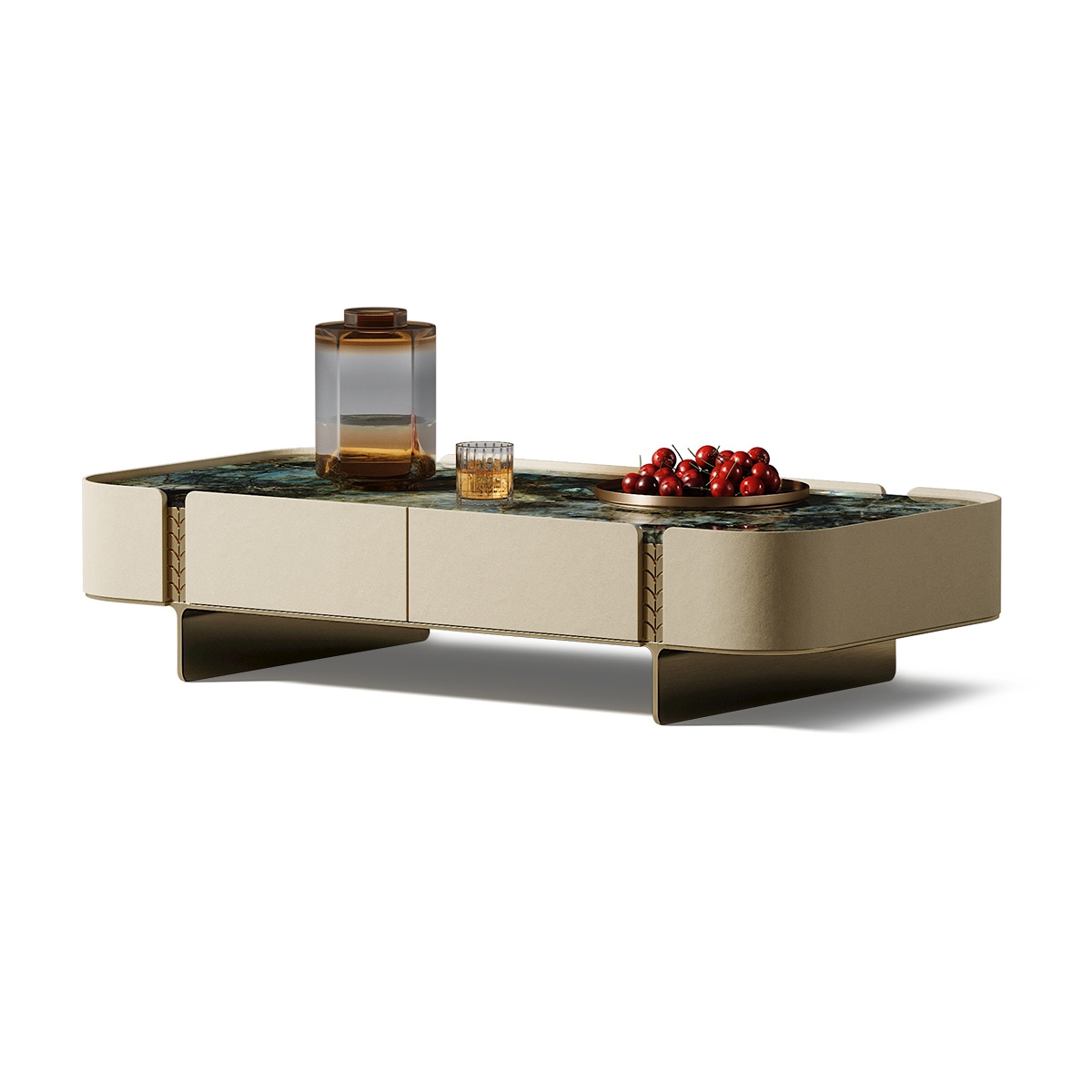 Gold Wheat Coffee Table