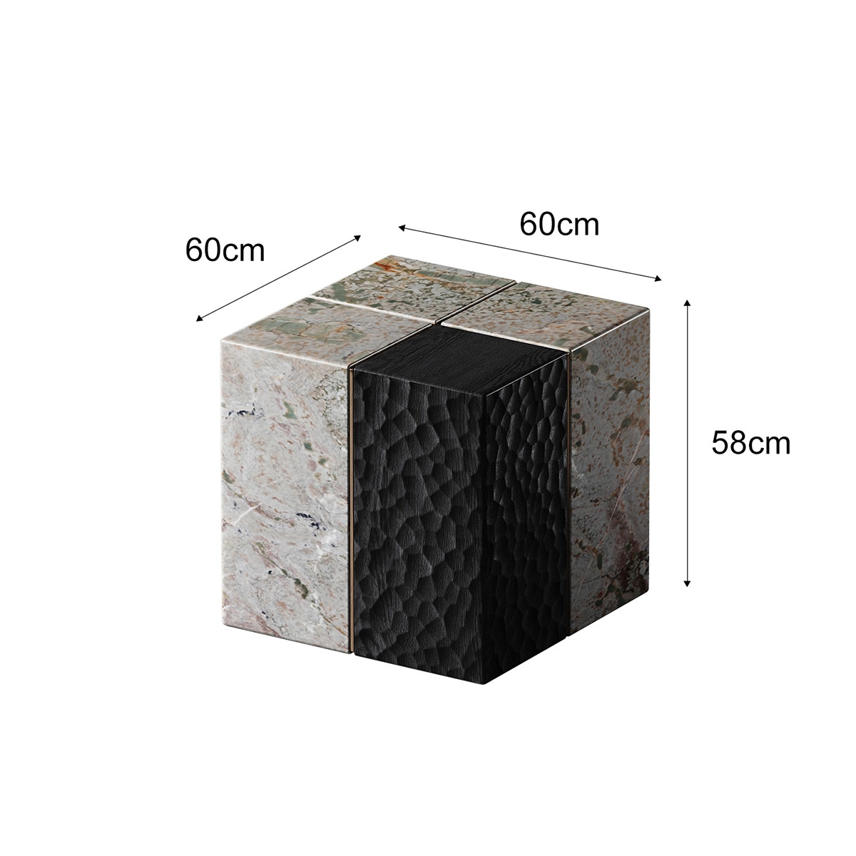 Square Art Carved Corner Table 2