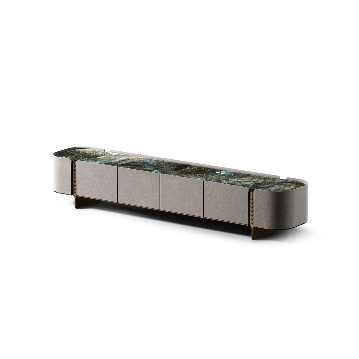 Gold Wheat TV Cabinet