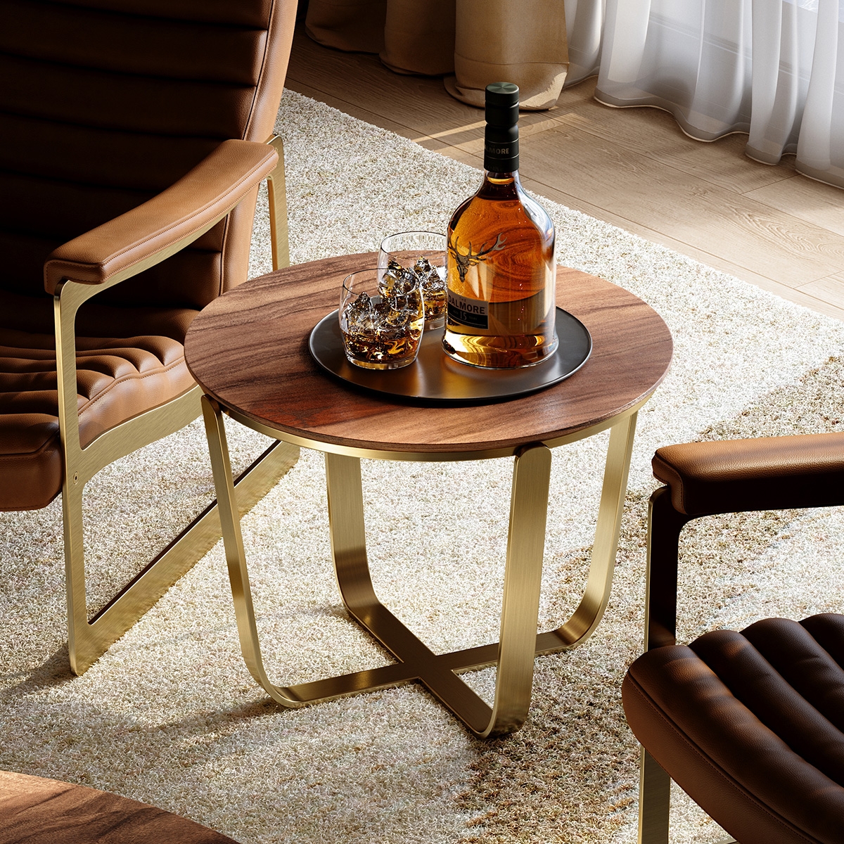 Minimalist Corner Table