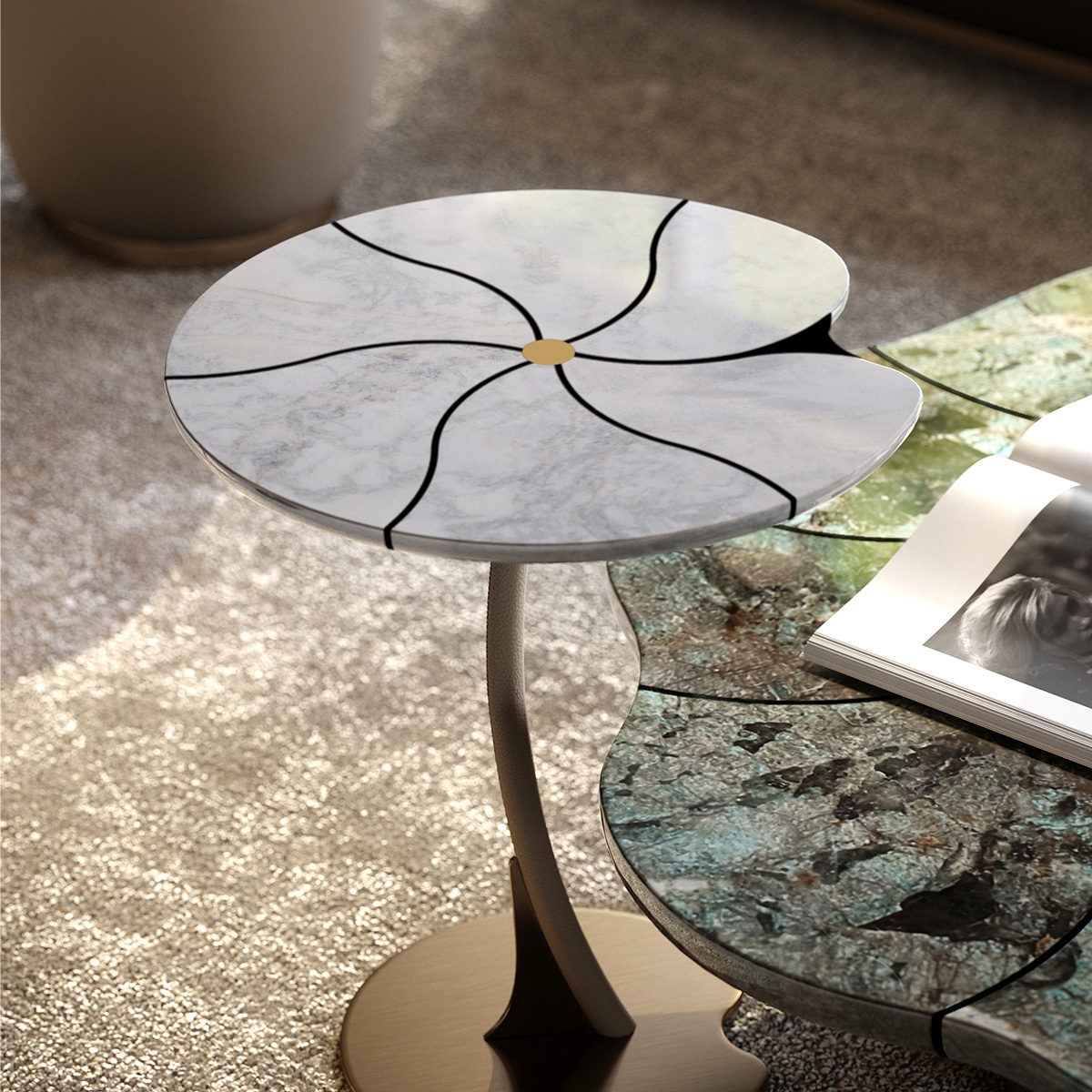 Lotus Leaf Corner Table 6