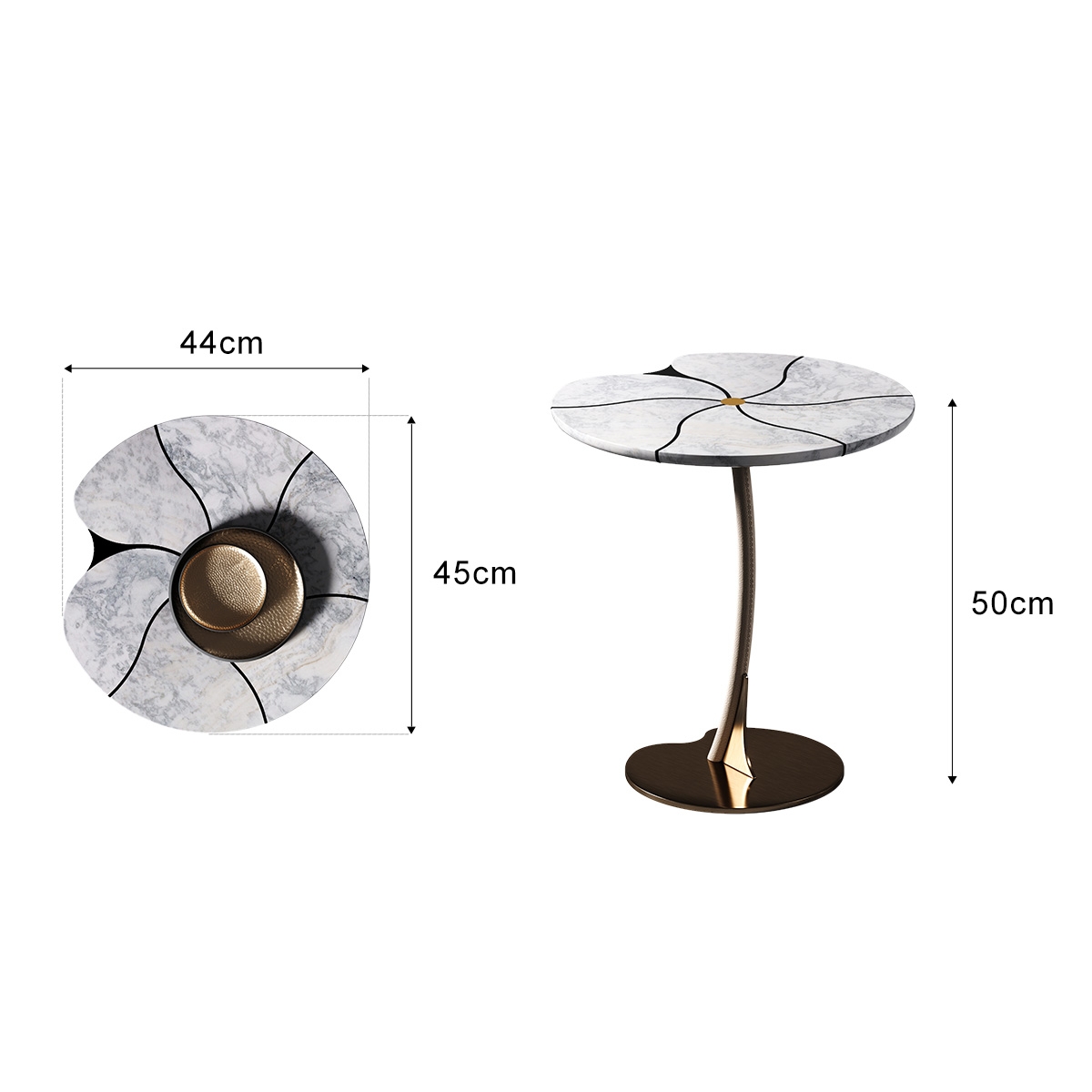 Lotus Leaf Corner Table 6