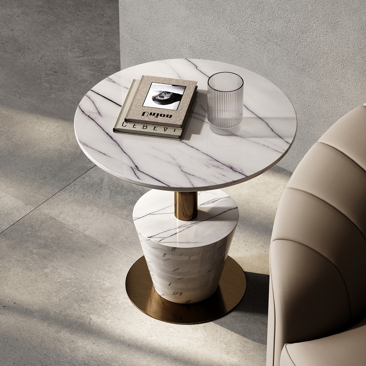 Tactful Corner Table