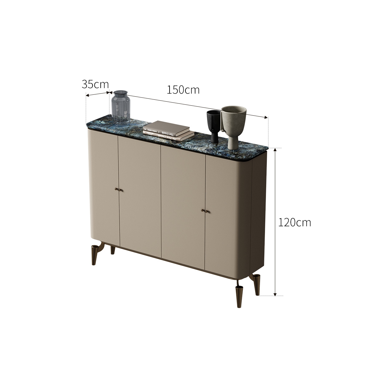 Pillar Shoe Cabinet