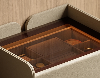 Tea-colored glass