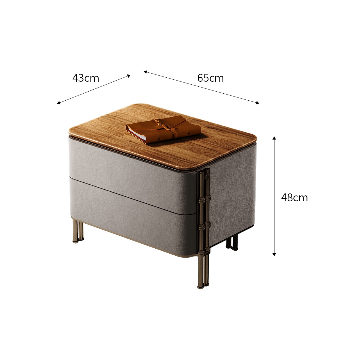Bamboo Bedside Table 1