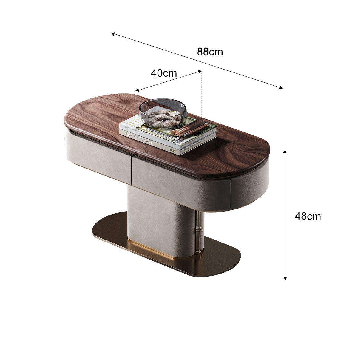 Bamboo Bedside Table 2