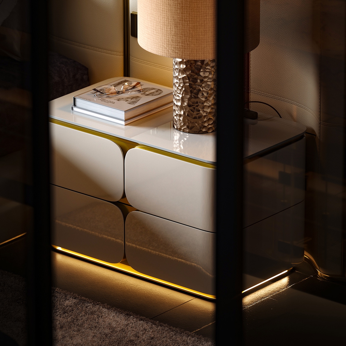 Clover Bedside Table