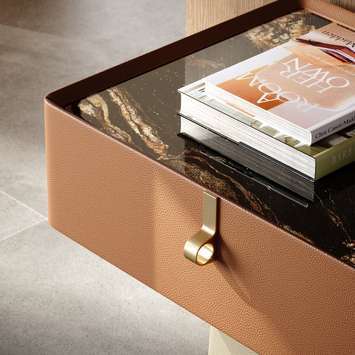 Eight Treasures Bedside Table