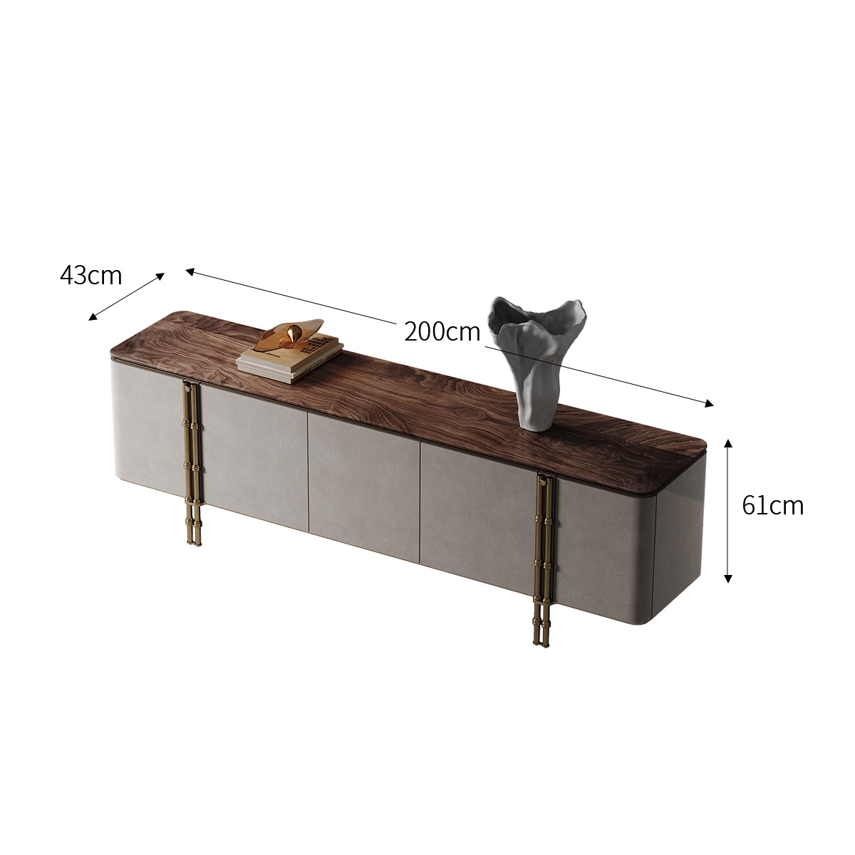 Bamboo Bedroom TV Stand