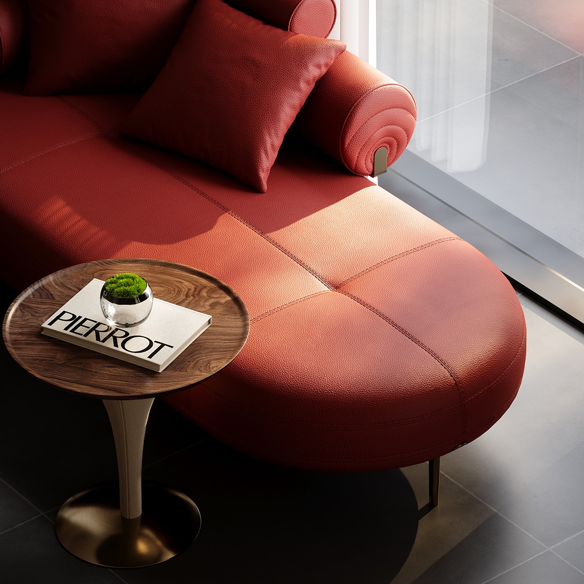 Jade Pendant Chaise Lounge