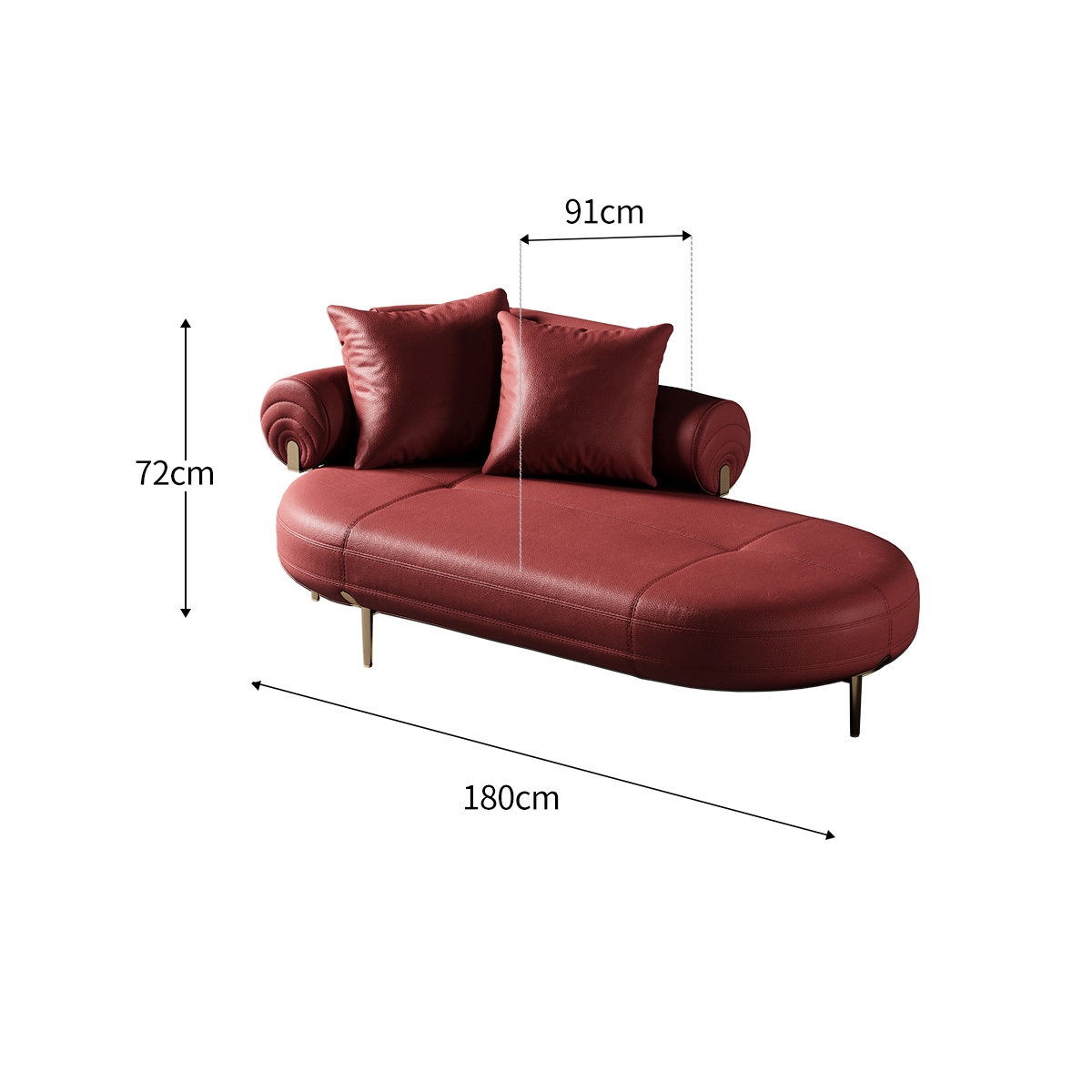 Jade Pendant Chaise Lounge