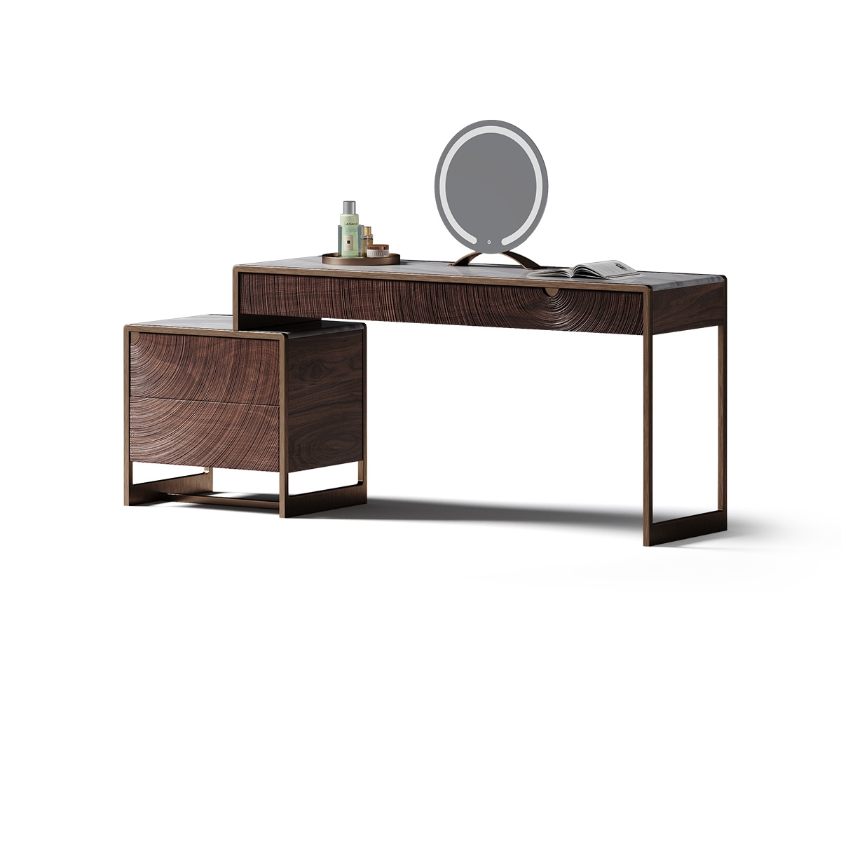 Ripple Art Carved Dressing Table 6