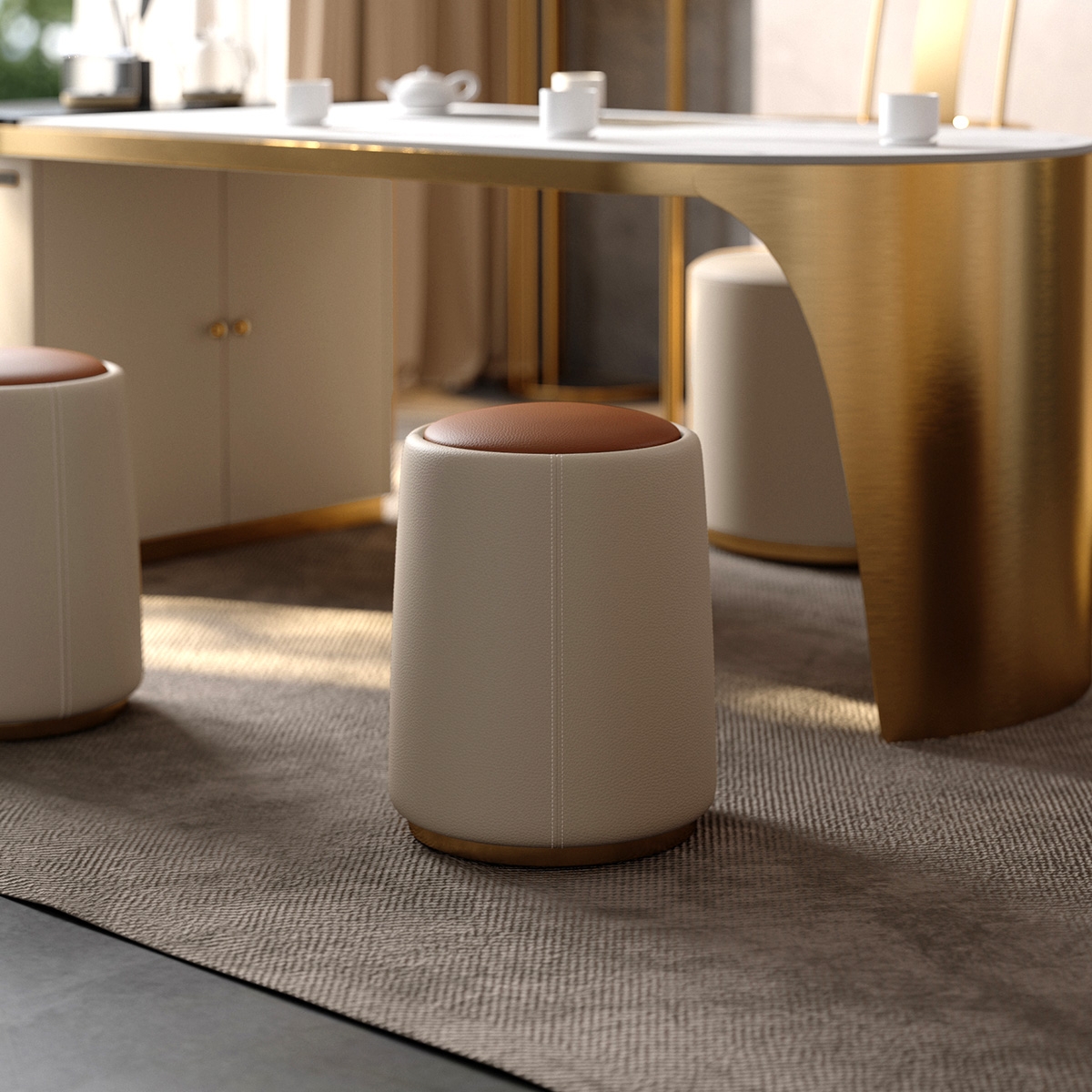 Tactful Guest Stool