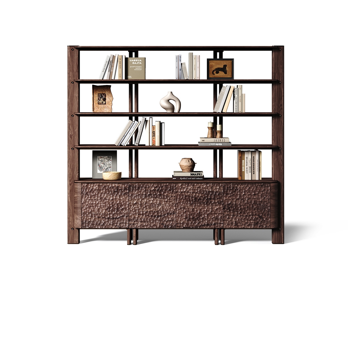 Whole Art Carved Bookcase