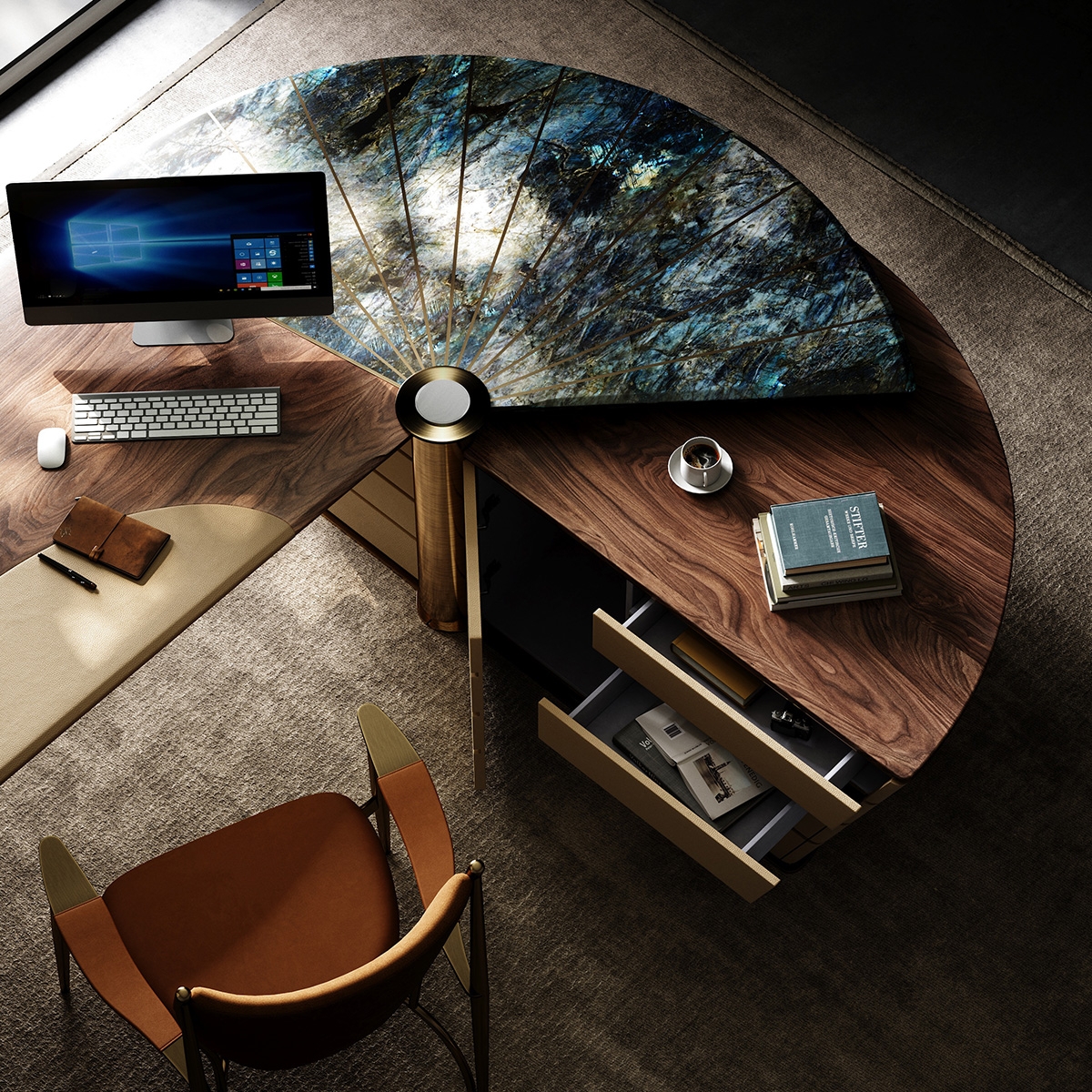 Fan Office Desk